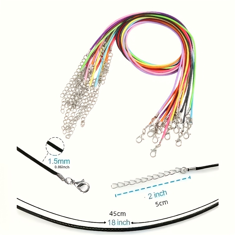 10pcs Multicolor Heart-Shaped Pendant Necklace Set